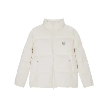 MLB New York Yankees Down Jackets Unisex Cream