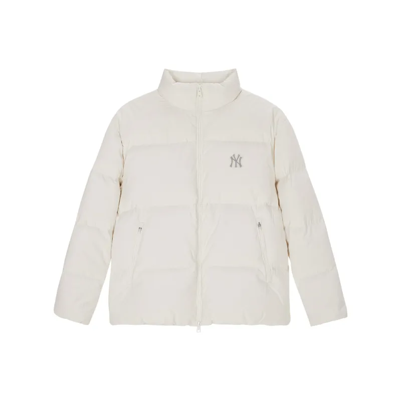 MLB New York Yankees Down Jackets Unisex Cream-0