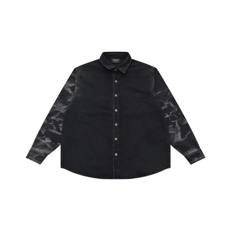 PAULASARA Denim Jacket Unisex Dark Gray-0