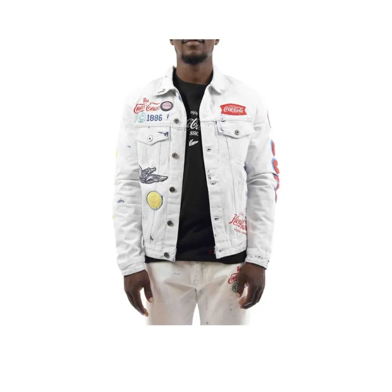 Staple Denim Jacket Men's White-0