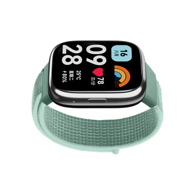 ZHENGGUANG Watch Band Apple Red Beige Compatibility Nylon Material-34