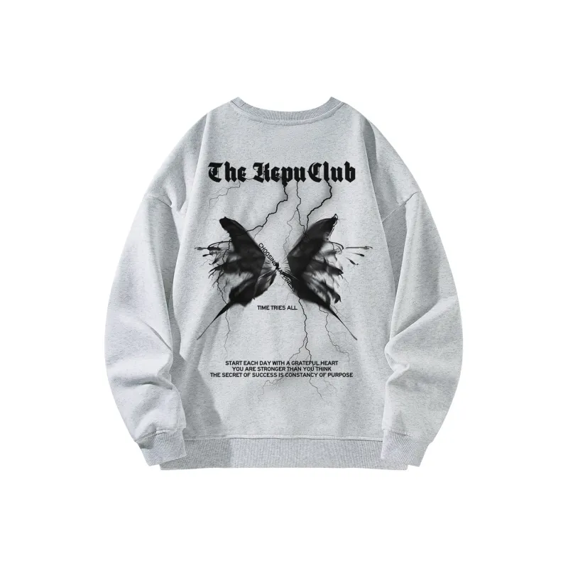 Kepu Sweatshirt Unisex White Pink-12