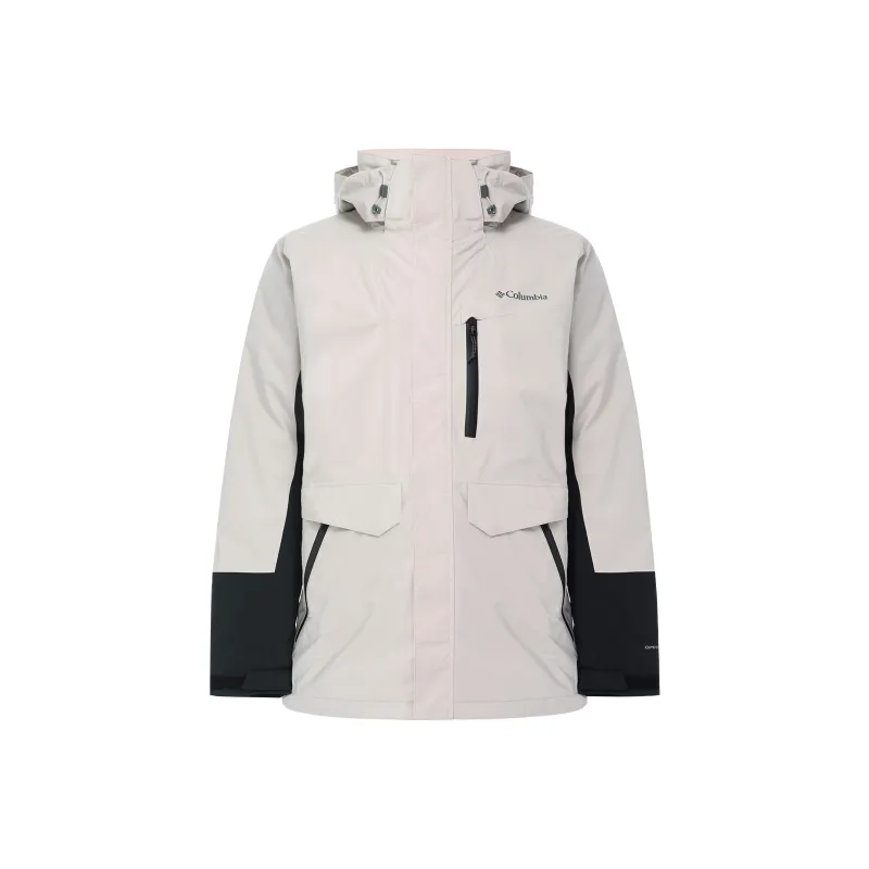 Columbia Waterproof And Warm Windbreaker Jacket Men's Apricot-0