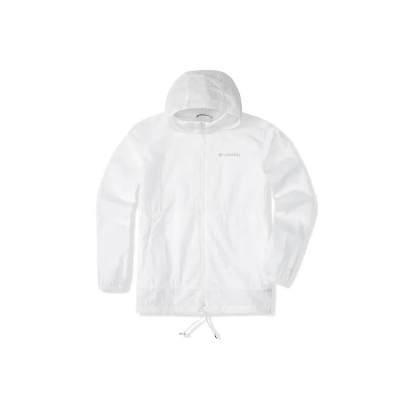 Columbia Windproof Sun Protection Clothing Men's White-0