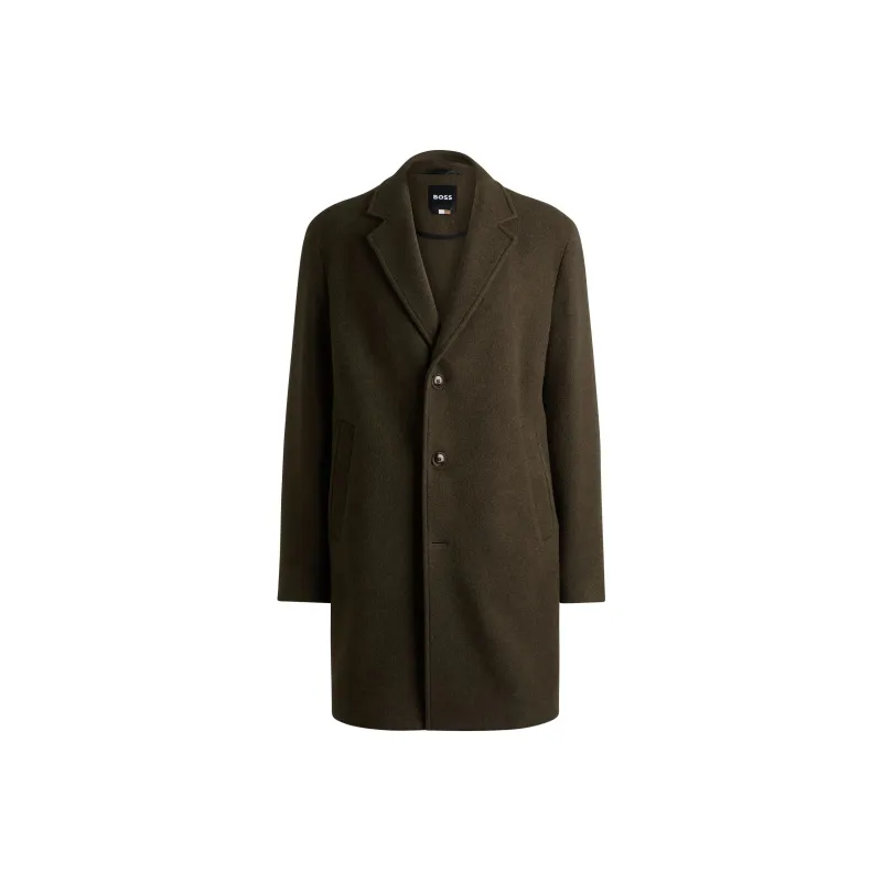 HUGO BOSS Single Breasted Long Sleeved Coat-0