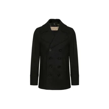 Burberry Coats Men Dark Gray