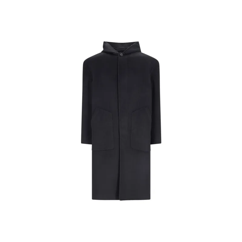 GIORGIO ARMANI Double-Faced Brushed Coat-0