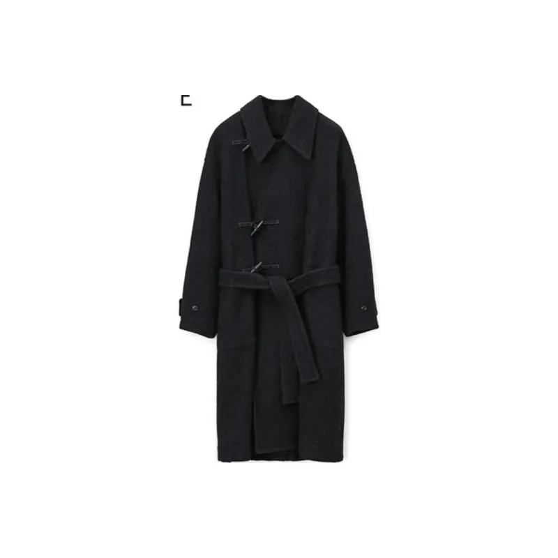 Lemaire Belted Felted Duffle Coat-0