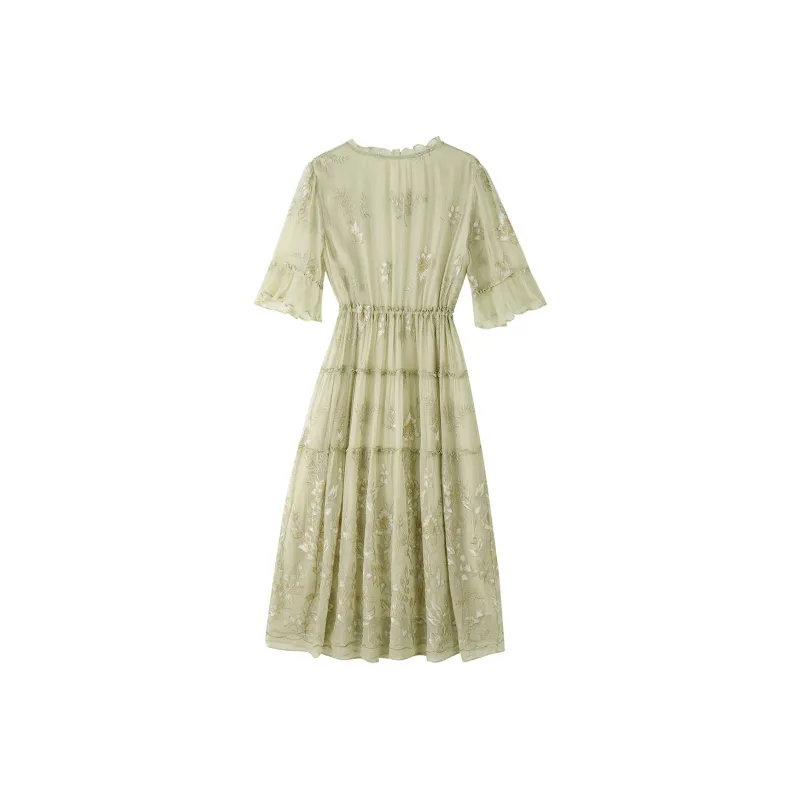 To The West Short Sleeved Dress Women's-7