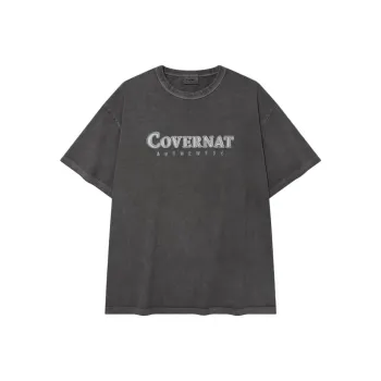 COVERNAT SS25 T Shirt Men's Charcoal Gray