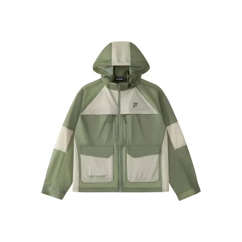 FILA FUSION Jackets Men Verdant Seaweed Green-0