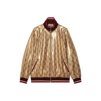 GUCCI Gg Technical Jersey Zip Jacket