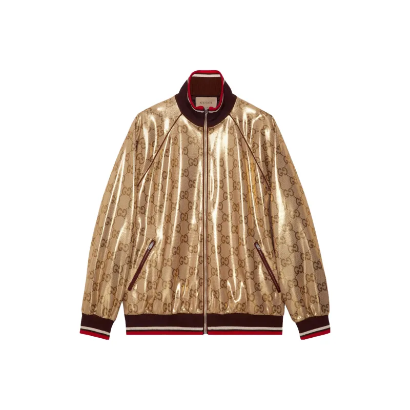 GUCCI Gg Technical Jersey Zip Jacket-0
