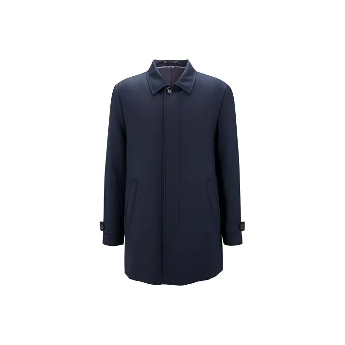 HUGO BOSS Coats Men Dark Blue-0
