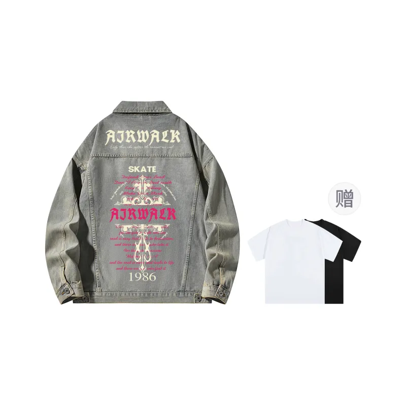Airwalk Denim Jackets Unisex-16