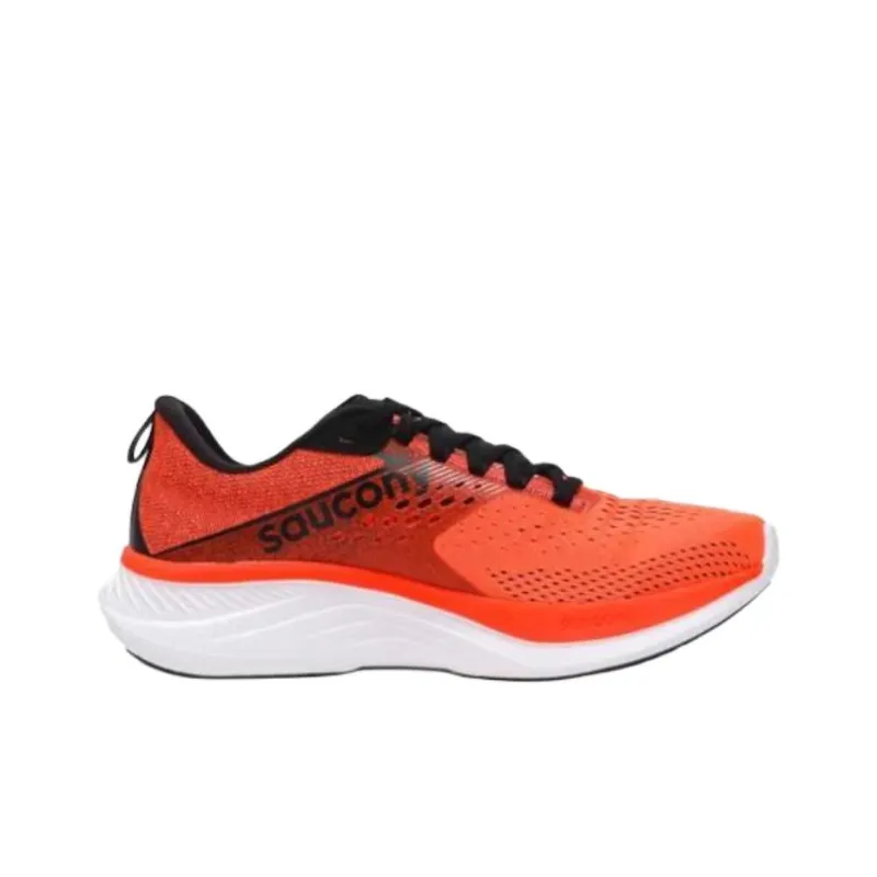 Saucony RIDE 17 Anti Slip Wear Resistant Low Top Casual Running Shoes Men's Red-1