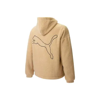 PUMA ESS+ Velvet Jackets Unisex Coffee