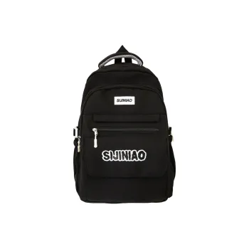 Alcohol Dragon Nylon Backpack Regular Unisex Multicolor