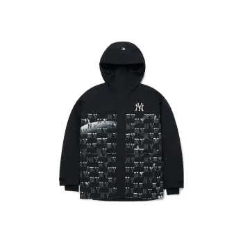 MLB New York Yankees Puffer Jackets Unisex Black