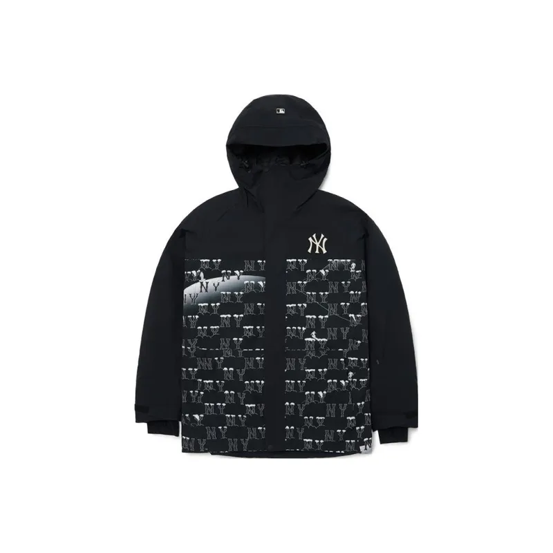 MLB New York Yankees Puffer Jackets Unisex Black-0