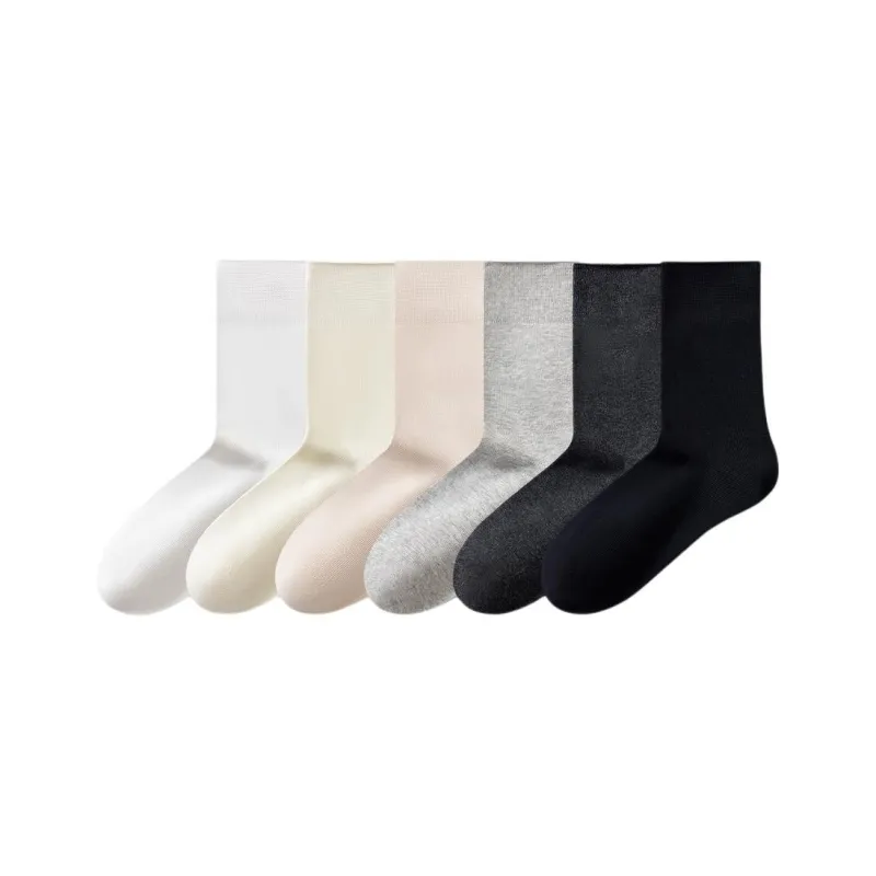 Temooues Mid Calf Socks Women's Combo Set-11