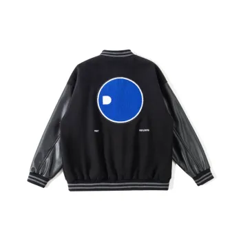 DIMC Baseball Jacket Spring And Autumn Unisex Black