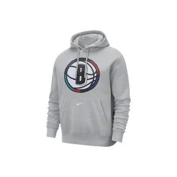 Nike Brooklyn Nets Club City Edition Men's Nike Nba Fleece Pullover Hoodie