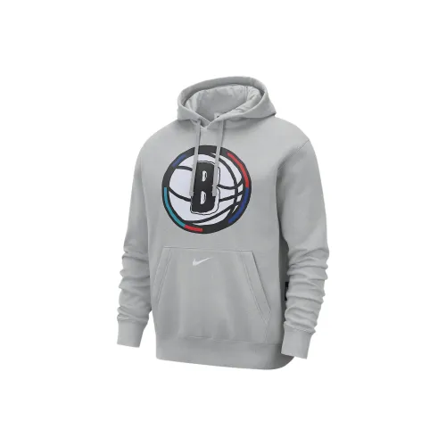 Nike Brooklyn Nets Club City Edition Men's Nike Nba Fleece Pullover Hoodie
