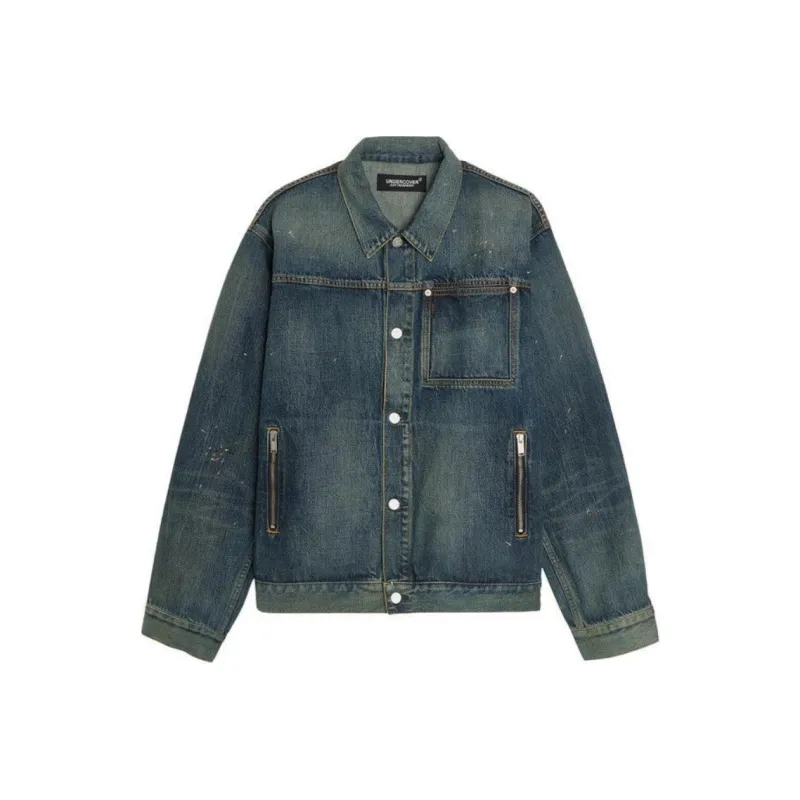 UNDERCOVER Zip Pockets Denim Jacket-0