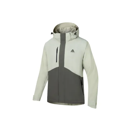 Anta Outdoor Collection Earthy Case 2.0 Windbreaker Jacket Men's Gray Green