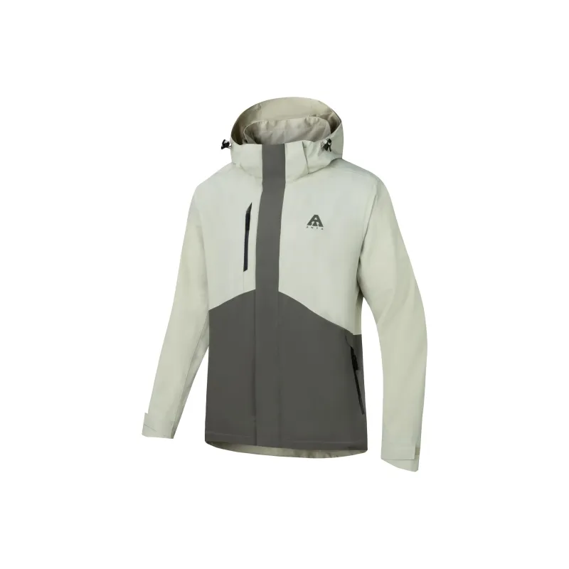 Anta Outdoor Collection Earthy Case 2.0 Windbreaker Jacket Men's Gray Green-0