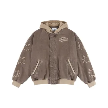 Starwalk Soldier Denim Jacket Unisex Brown