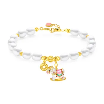 Lao Feng Xiang S925 Silver Bracelets Women's