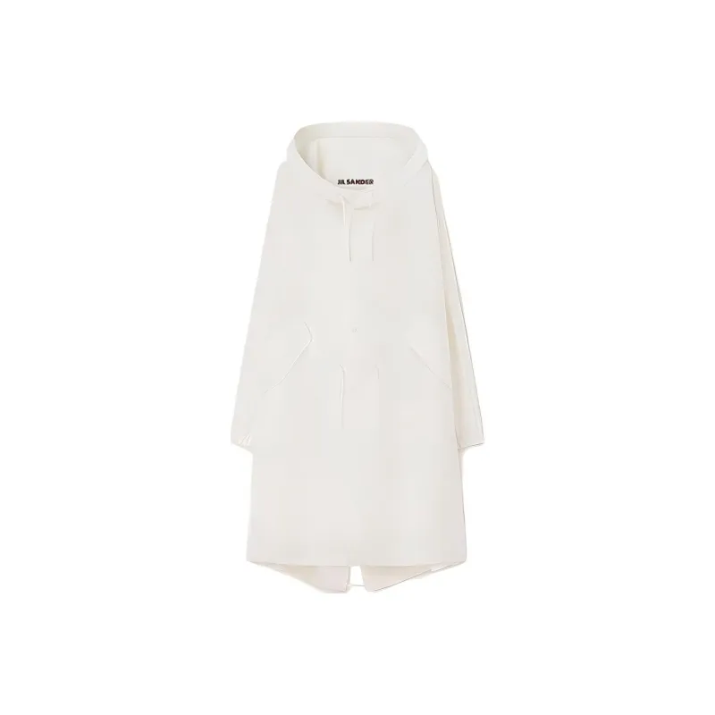JIL SANDER Coats Men Gray White-0