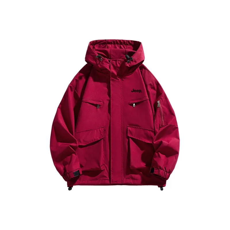 Jeep Waterproof, Windproof, And Breathable Windbreaker Jacket Men-2
