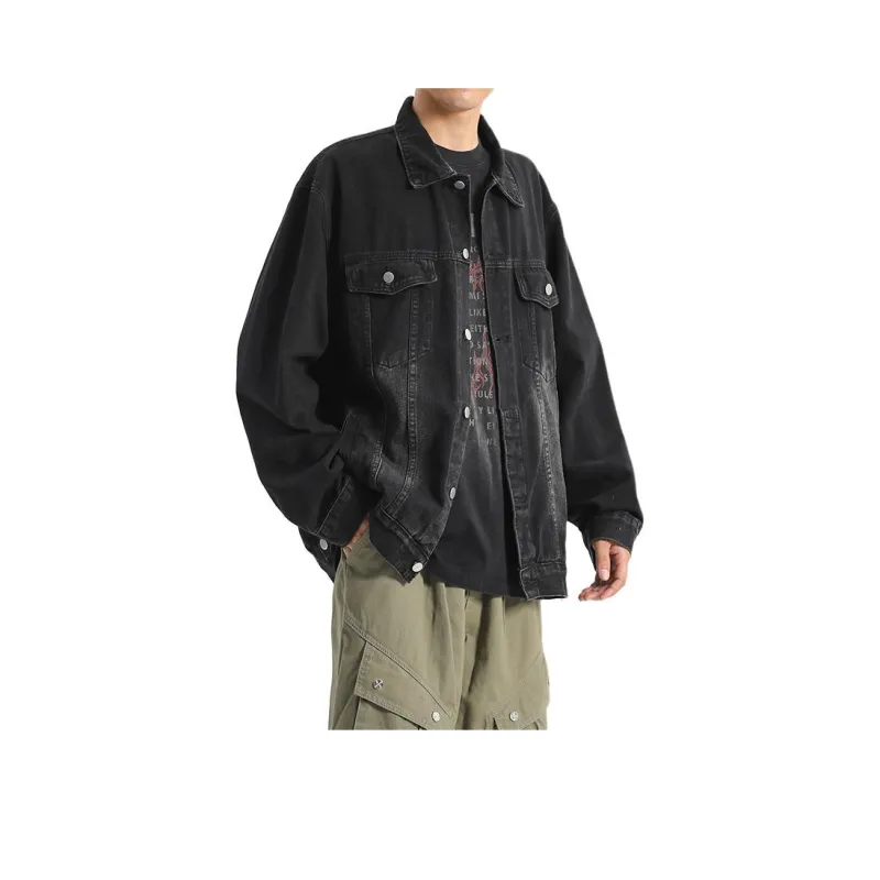 MGXEK Denim Jacket Unisex Black-0