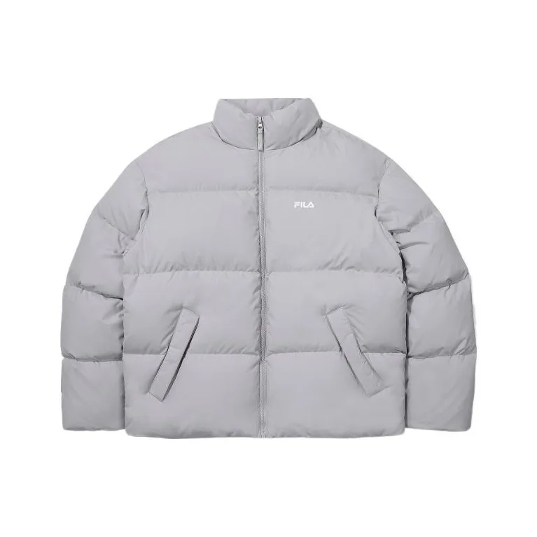 FILA FW22 Down Jacket Unisex Gray-0