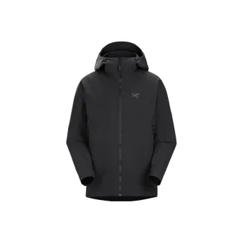 Arcteryx Water Resistant Windproof UV Protection Breathable Wear Resistant Windbreaker Jacket Men's Black