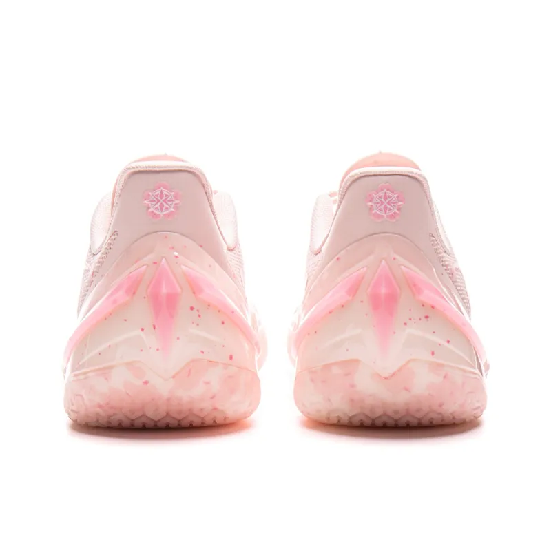 LiNing Blade 5 V2 Cushioning, Slip Resistant, And Breathable Low Top Basketball Shoes Men's Pink-5