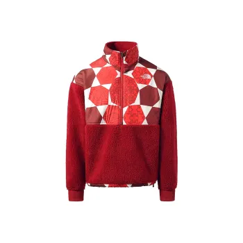 THE NORTH FACE Winter Olympics Limited Collection Velvet feel Coat Unisex Red
