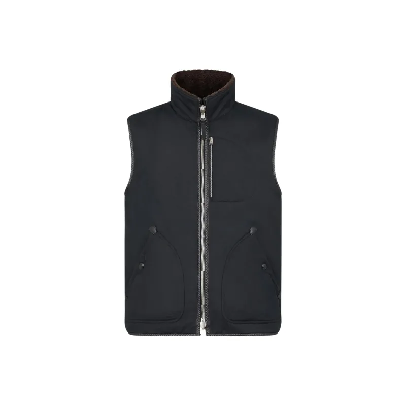 TOM FORD FW24 Vest Men's Dark Brown-0
