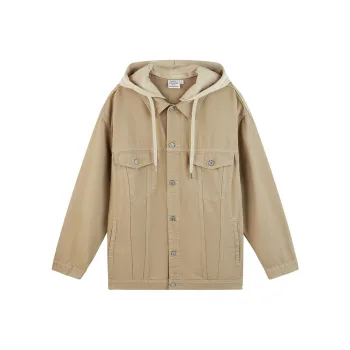 FUN Fun X Garfield SS24 Denim Jacket Unisex Oolong Tea