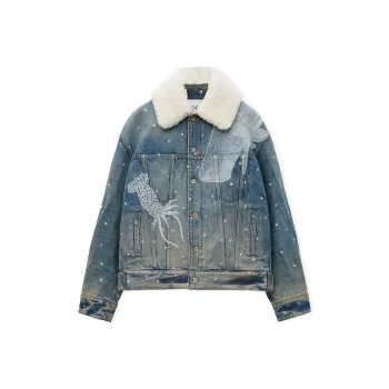 LOEWE Button Up Denim Jacket