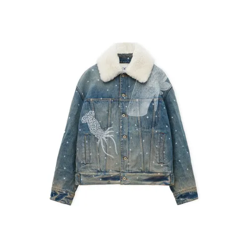 LOEWE Button Up Denim Jacket