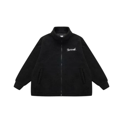 PJ's Vigor Velvet feel Coat Unisex Black