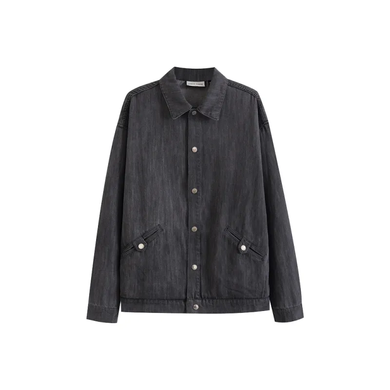 HARDY HARDY Denim Jacket Unisex Black-0