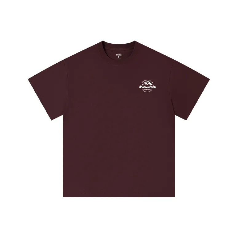 MIANDEMEIXUE Loose Fit Casual Inner Short Sleeved T Shirt Unisex Solid Color-50