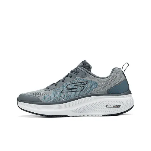 skechers sandals MEN'S GO Cushioning Slip Resistant Low Top Running Shoes Men's Gray