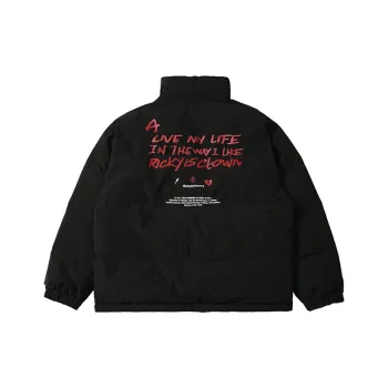 RickyisClown Vinyl Record Pattern Unisex Quilted Jacket