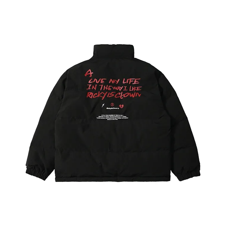 RickyisClown Vinyl Record Pattern Unisex Quilted Jacket-0
